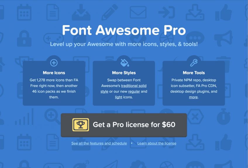 Font Awesome Pro Icons
