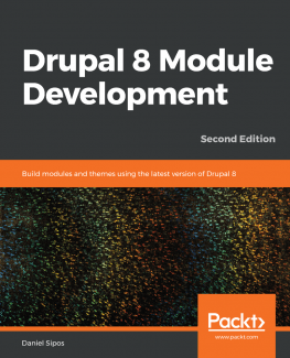 Drupal 8 books Module Development